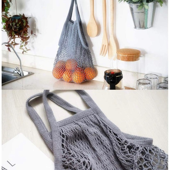 Pink Eco Cotton Mesh Farmers Market - Picture 4 of 13